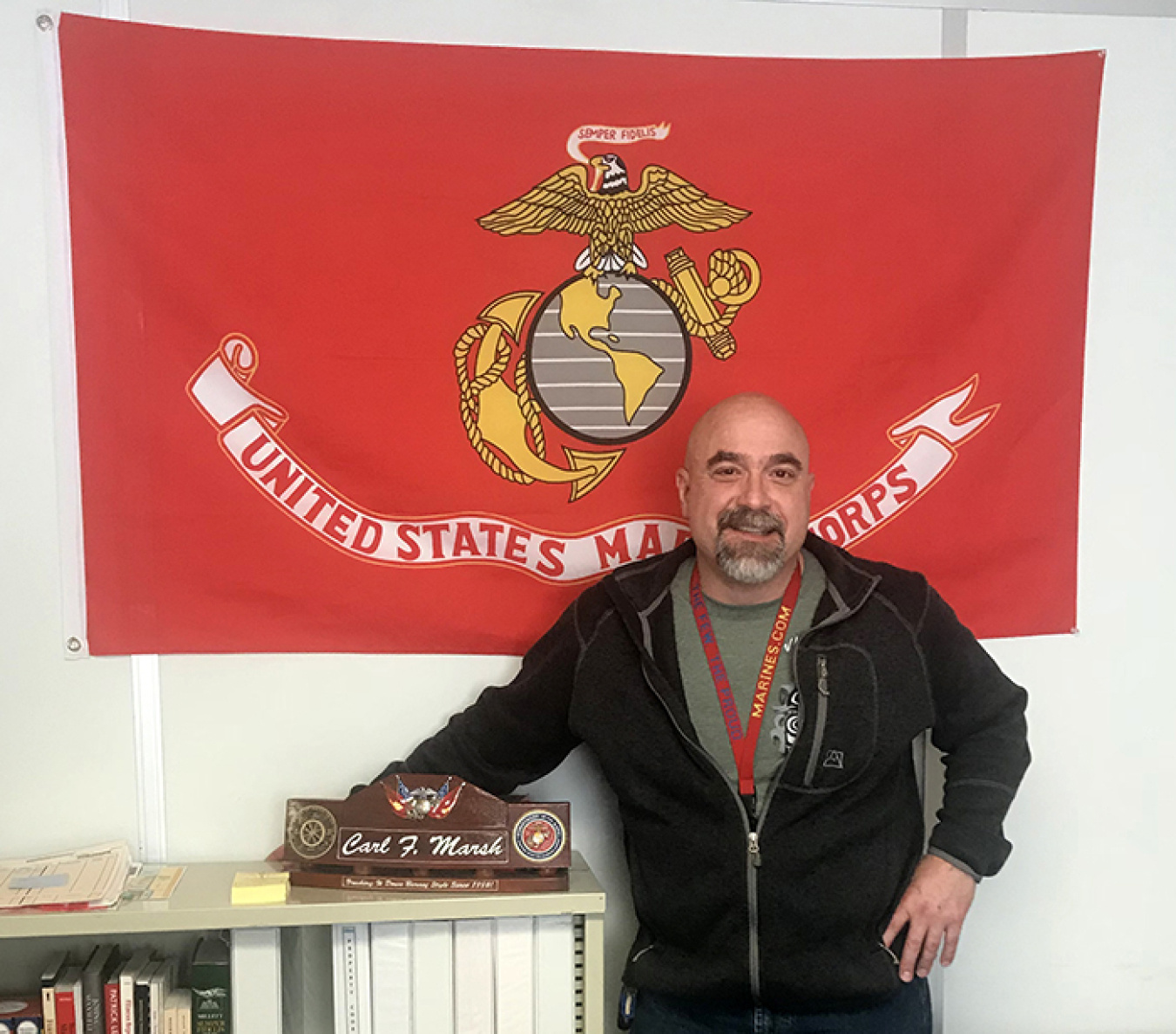 Carl Marsh uses his 23 years of experience in the U.S. Marine Corps as CH2M HILL Plateau Remediation Company’s facilities and property manager.