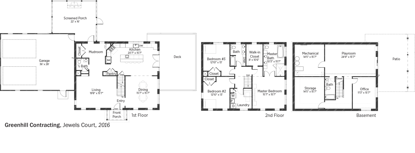 DOE Tour of Zero: Jewels Court by Greenhill Contracting floorplans.