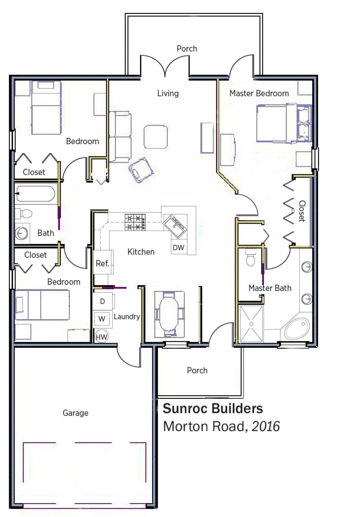 DOE Tour of Zero: Morton Road by Sunroc Builders floorplans.