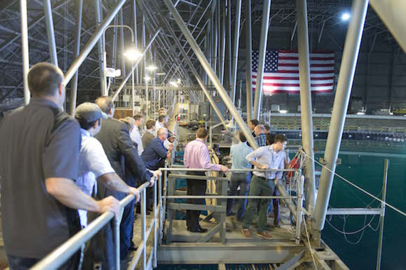 Teams visiting the MASK Basin in Carderock, Md.