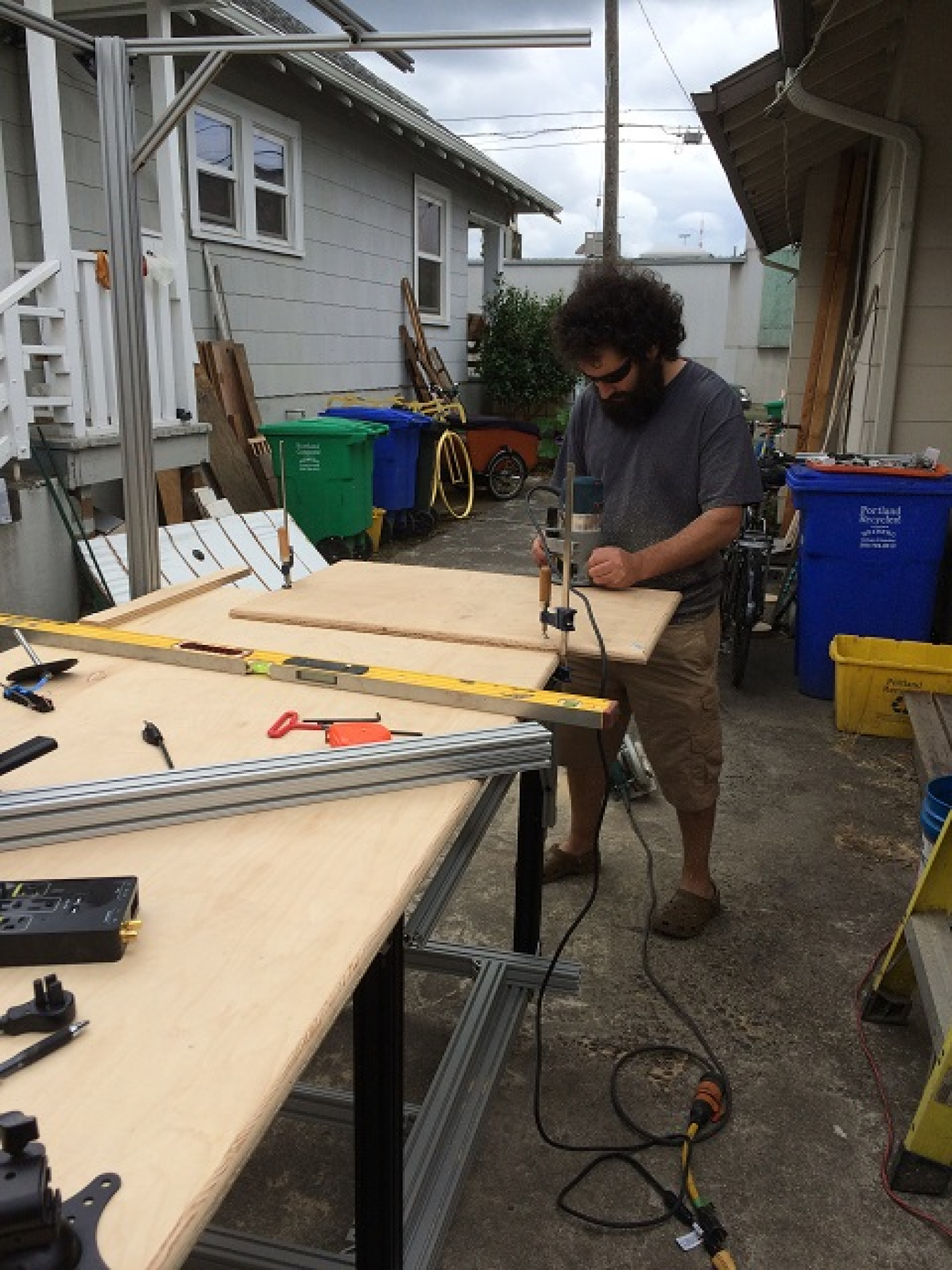 Building the mobile work bench