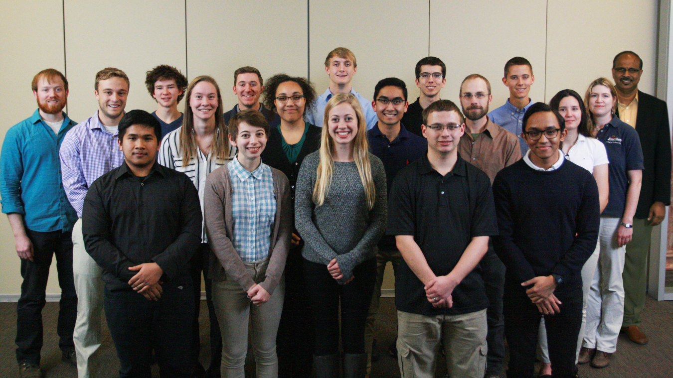 The Iowa State University Collegiate Wind Competition team.