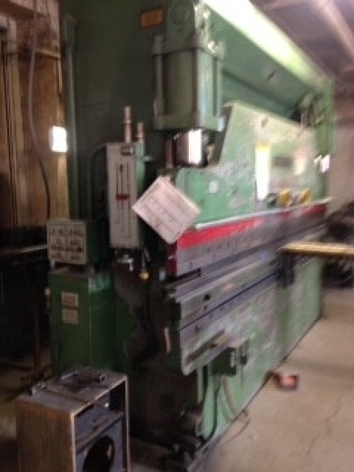 Some of the metal bending, cutting and shaping machines in Bud’s fabrication facilities.