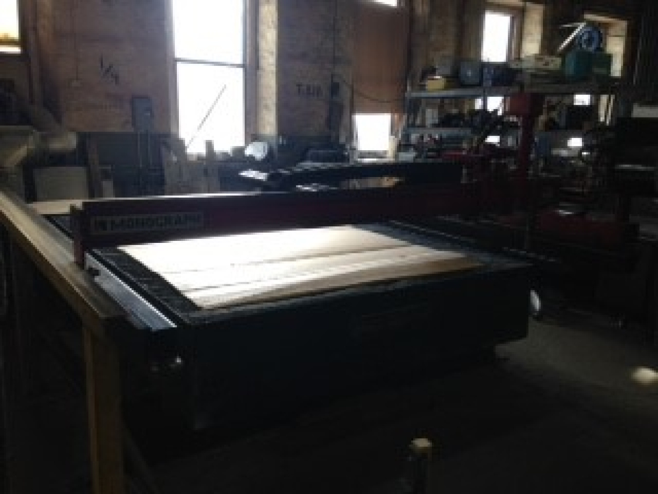 Some of the metal bending, cutting and shaping machines in Bud’s fabrication facilities.