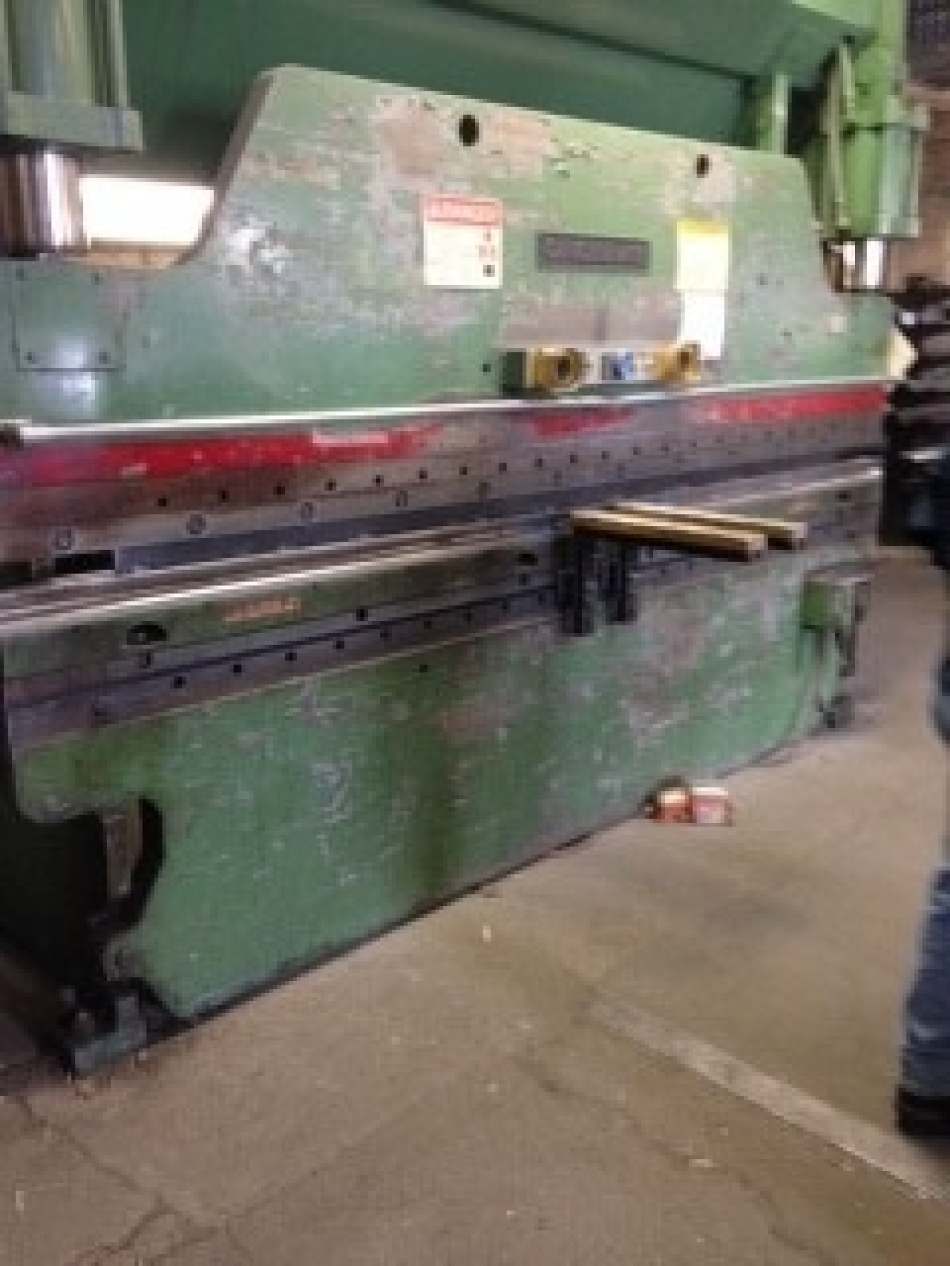 Some of the metal bending, cutting and shaping machines in Bud’s fabrication facilities.