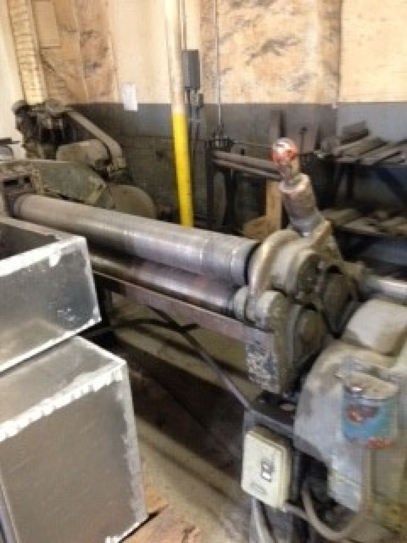 Some of the metal bending, cutting and shaping machines in Bud’s fabrication facilities.