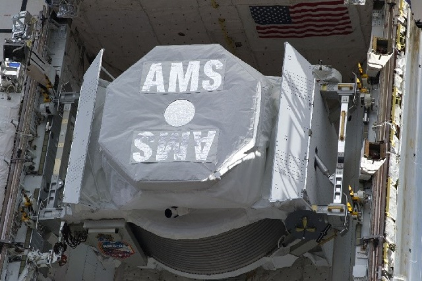 AMS loaded into Endeavor’s cargo bay