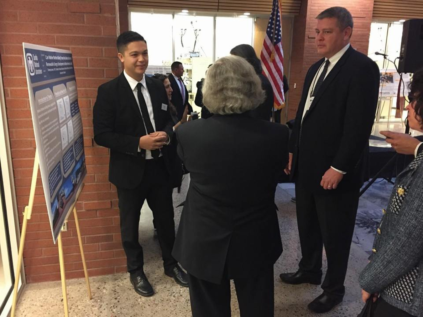 Photo of Dr. Tommy Jones with former DOE staff.