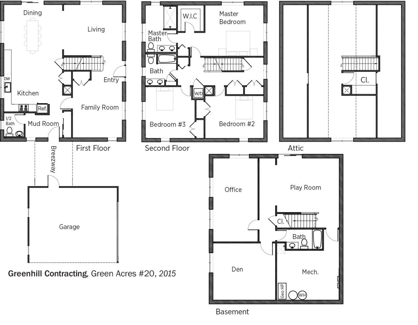 DOE Tour of Zero: Green Acres #20 by Greenhill Contracting floorplans.