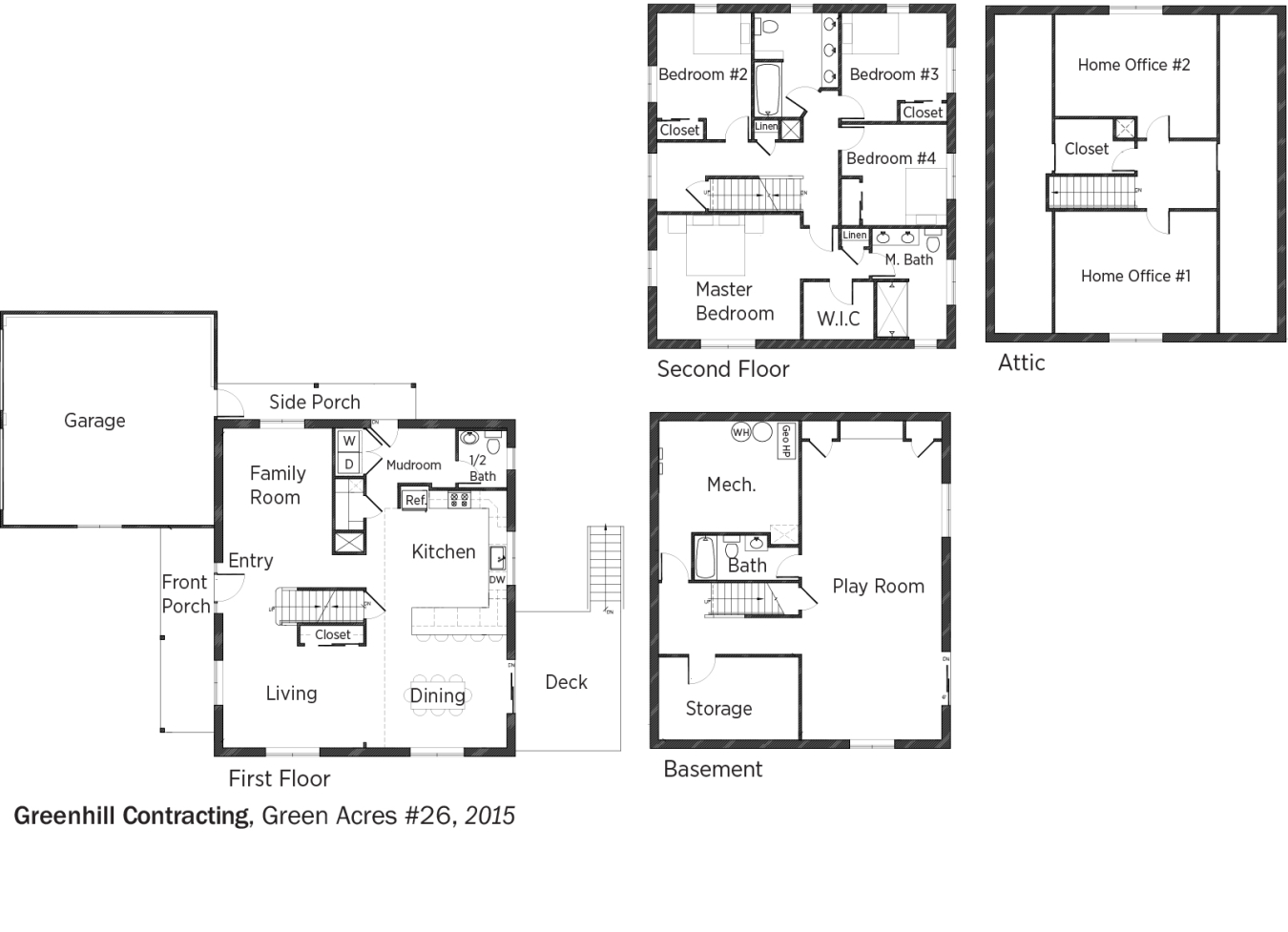 DOE Tour of Zero: Green Acres #26 by Greenhill Contracting floorplans.