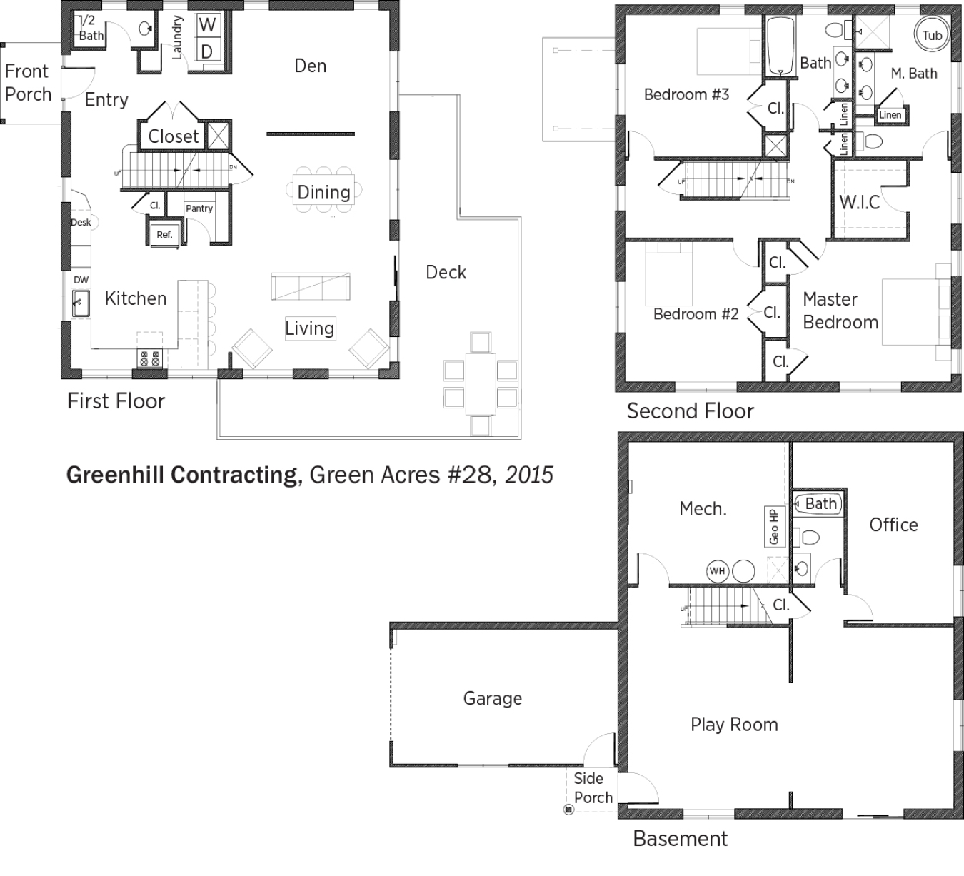 DOE Tour of Zero: Green Acres #28 by Greenhill Contracting floorplans.