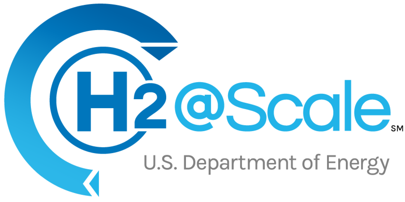 U.S. Department of Energy H2@Scale logo with service mark