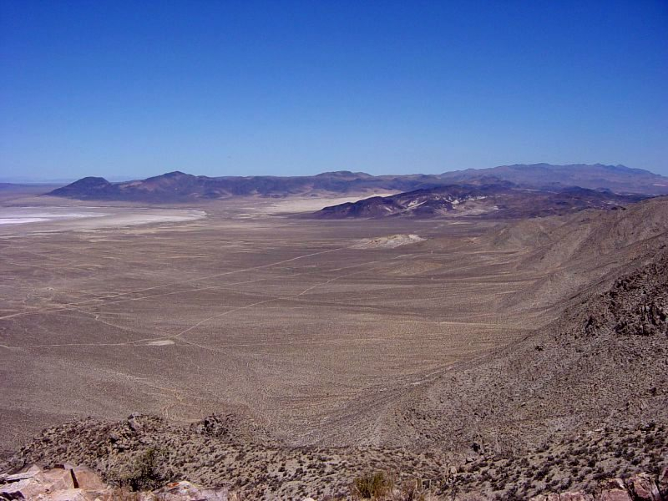 Shoal, Nevada, Site—Looking northwest at Four Mile Flat