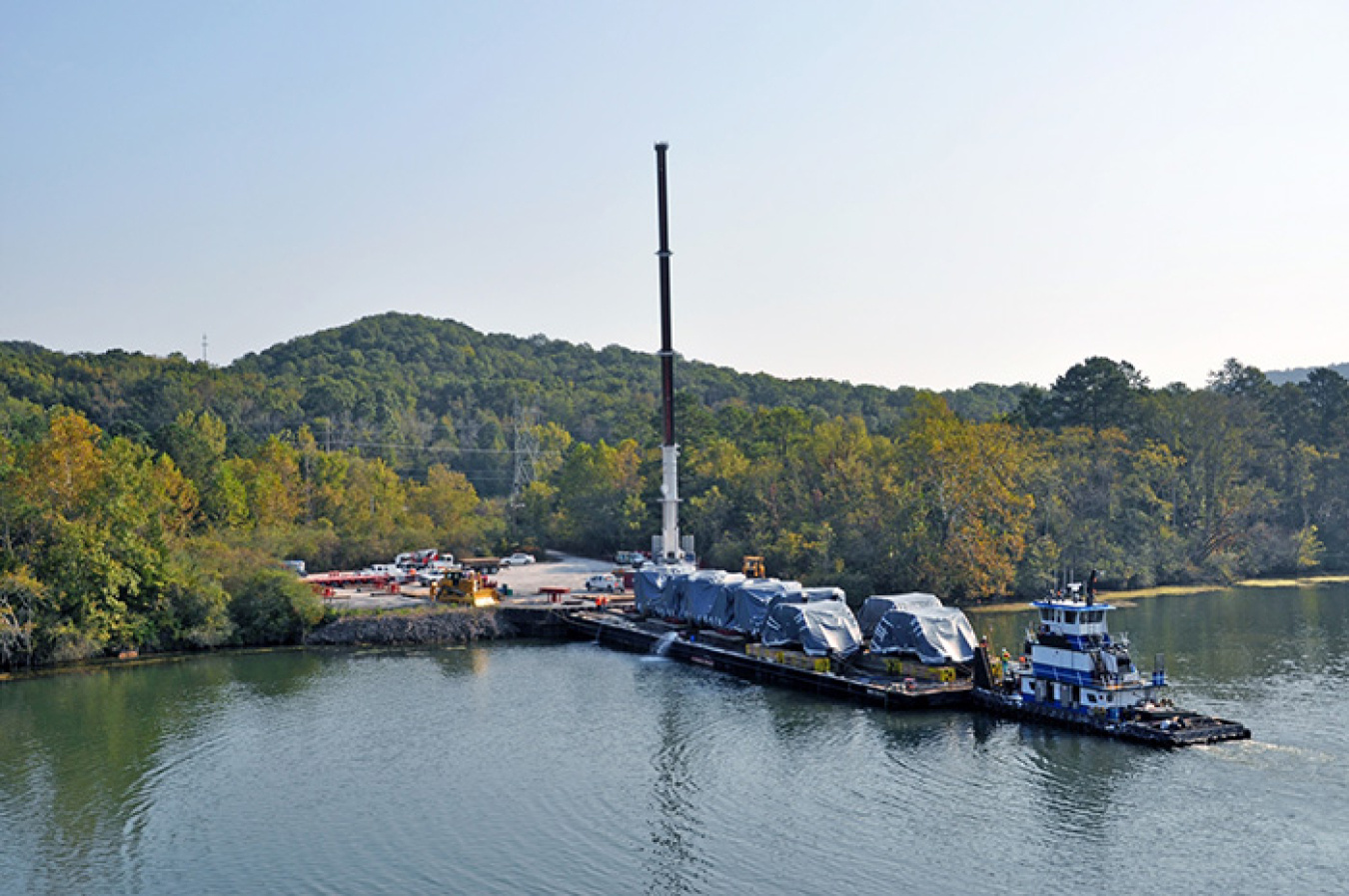 UniTech Services Group funded the refurbishment of the East Tennessee Technology Park’s barge area to receive and transport shipments using local river systems, adding to the site’s robust offerings and infrastructure.