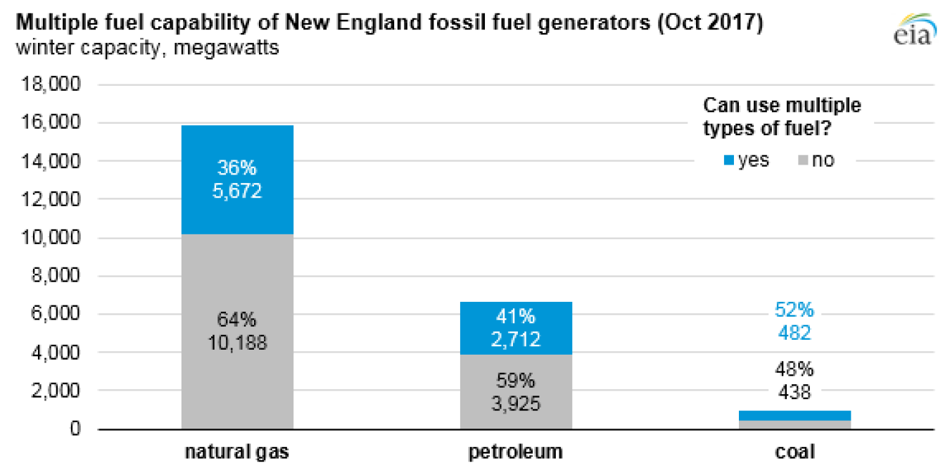 multiple fuel capability in New England