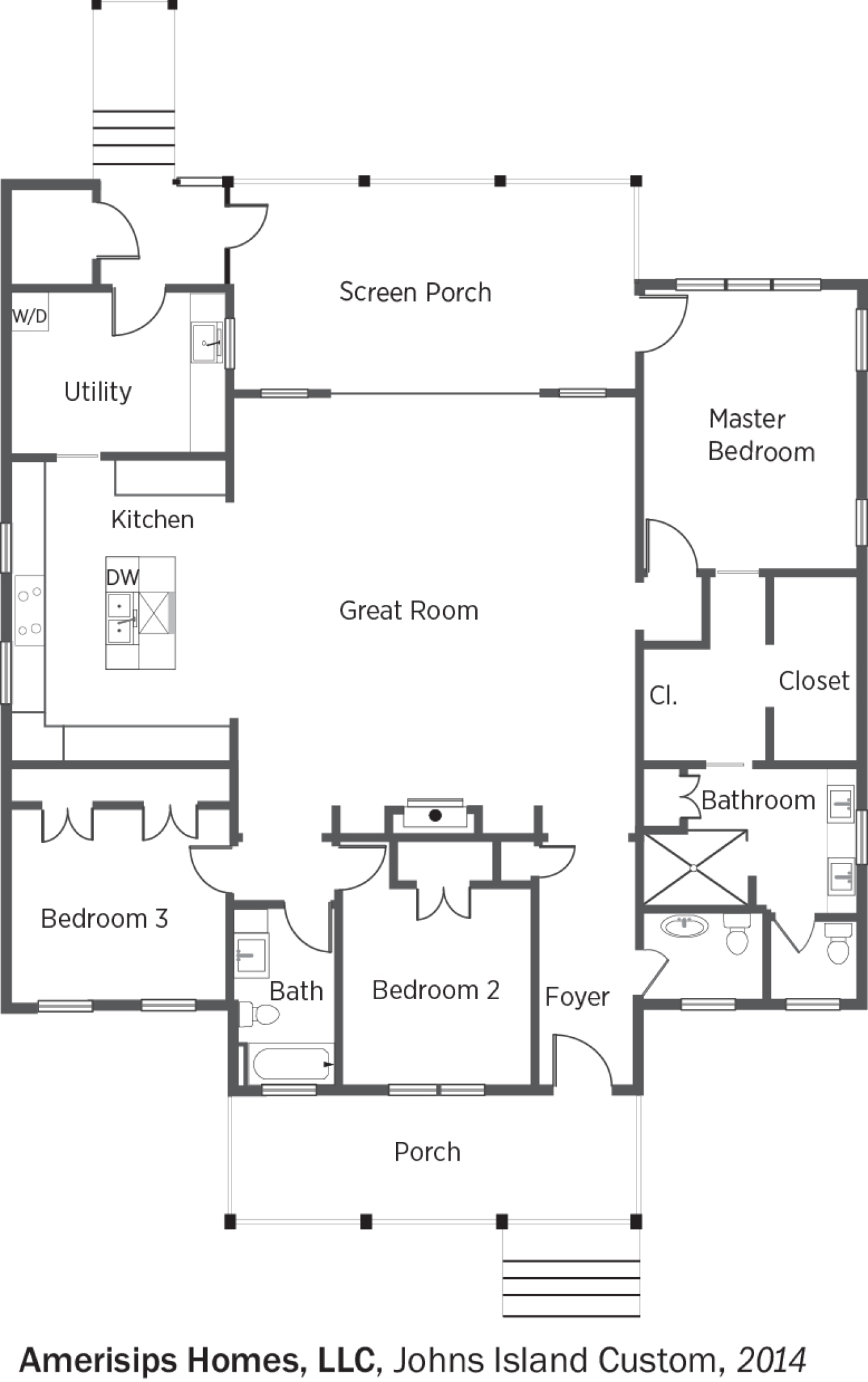 DOE Tour of Zero: Johns Island Custom by Amerisips Homes LLC floorplans.