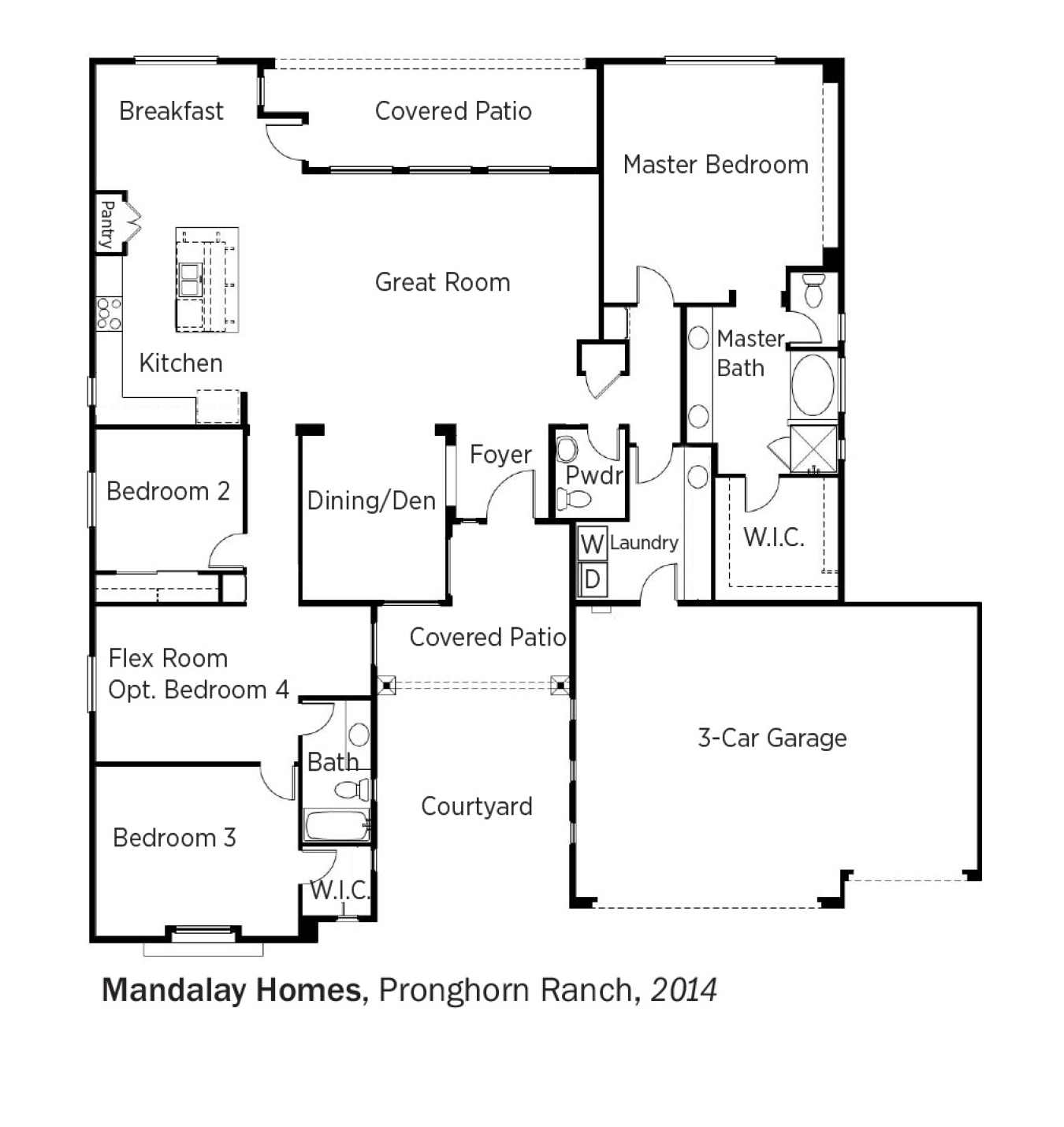 DOE Tour of Zero: Pronghorn Ranch by Mandalay Homes floorplans.