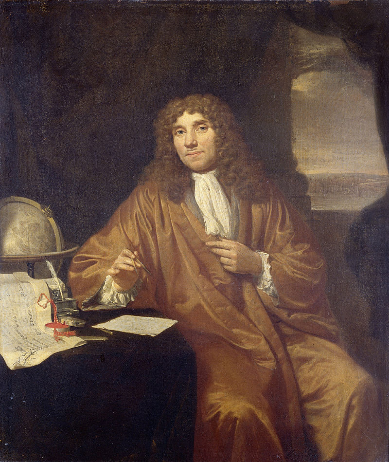 Dutch scientist Anton van Leeuwenhoek 