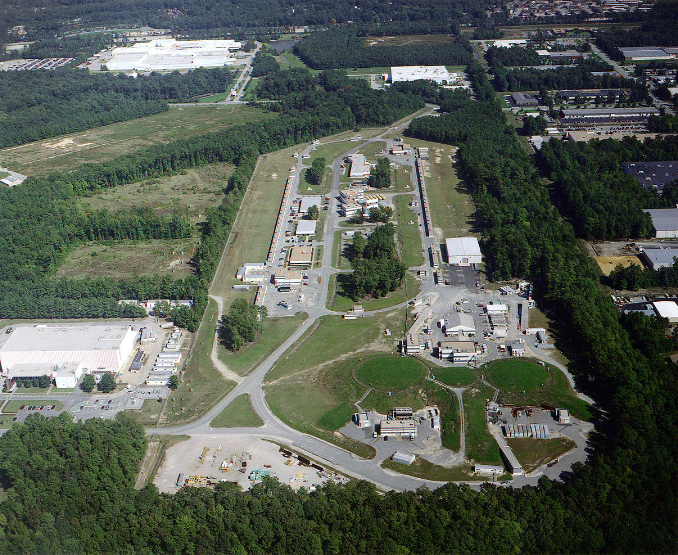 Thomas Jefferson National Accelerator Facility Aerial View