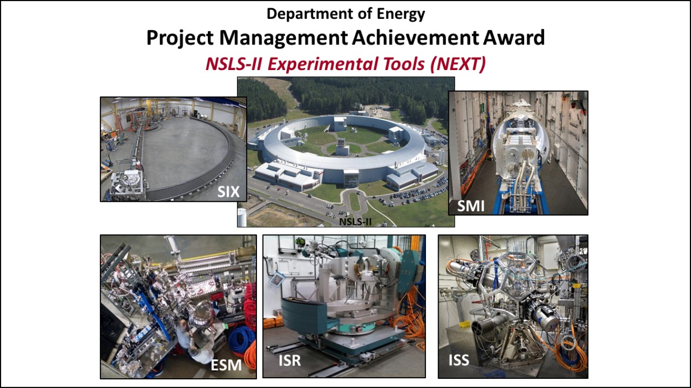 2017 Project Management Achievement Award-NSLS-II NEXT