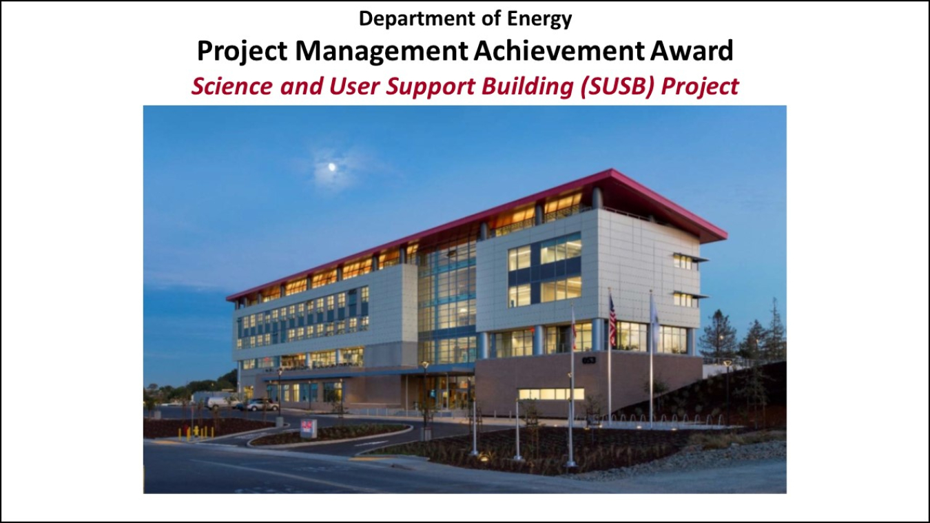 2017 Project Management Achievement Award-SUSB Project