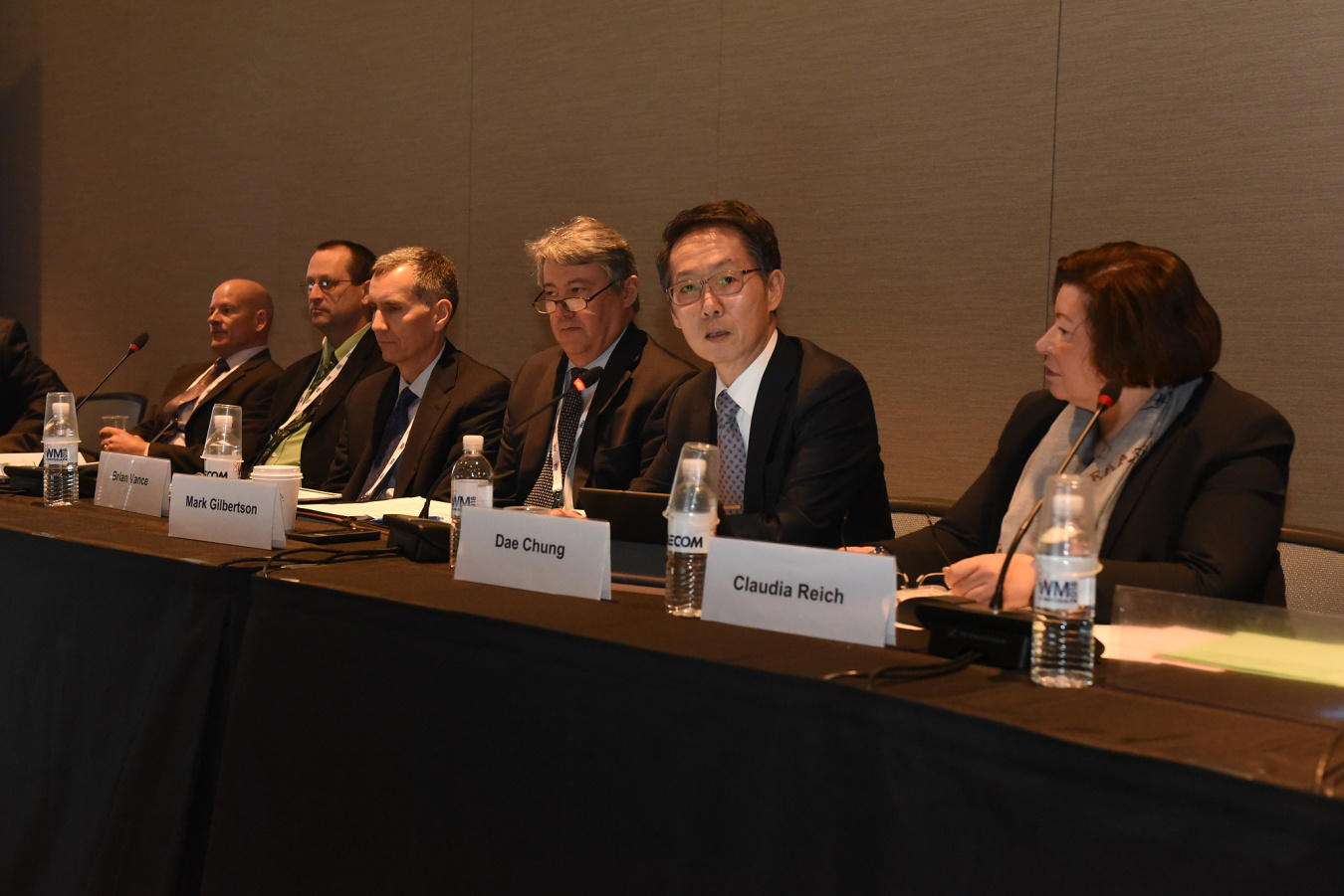 Members of the EM “Hot Topics” panel at this year’s Waste Management Symposia.