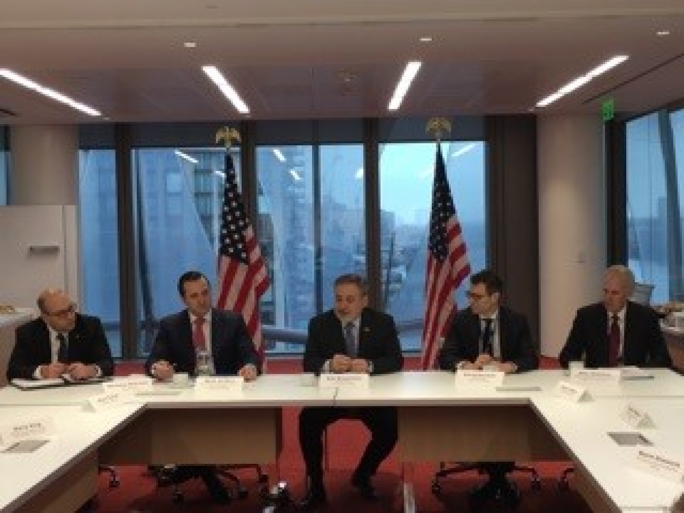 Office of International Affairs Principal Deputy Assistant Secretary, Wells Griffith, joins Deputy Secretary Brouillette for a roundtable discussion.