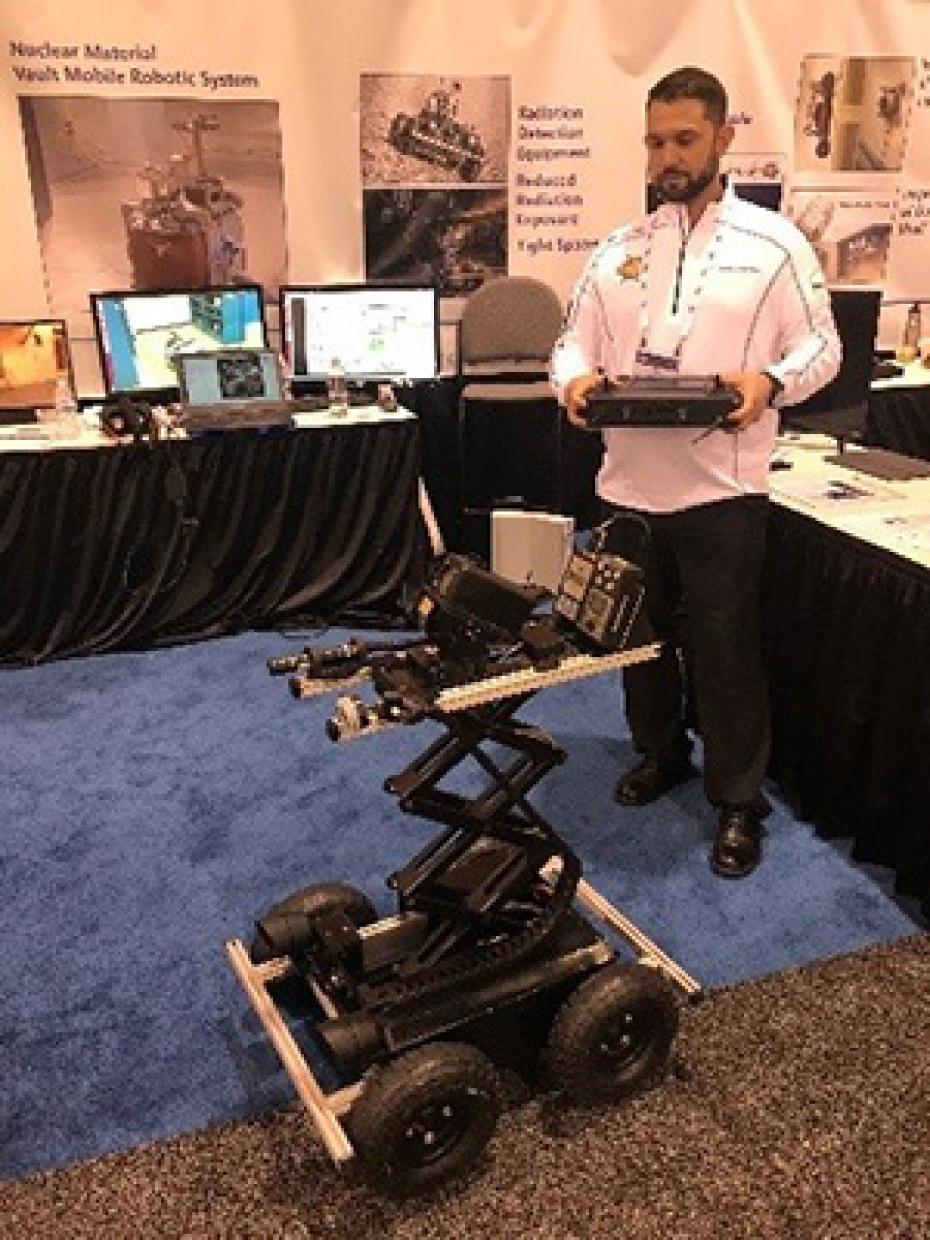 The Robotic Rabbit was on hand at the Waste Management Symposia 2018.