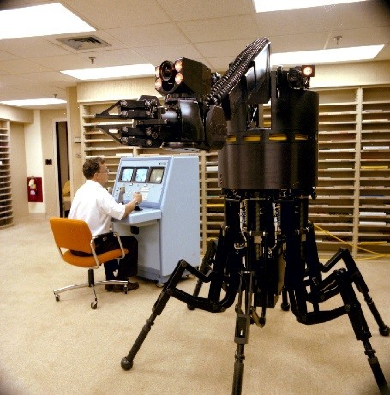 Robin Robot was built around 1983 for use in DOE nuclear facilities.
