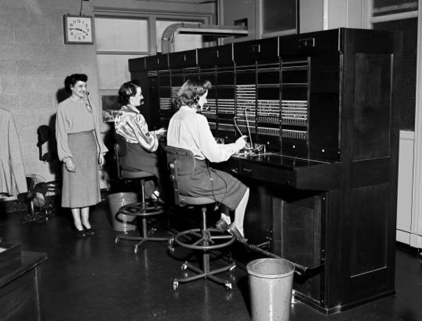 1958: Kansas City Plant operators routed more than 22,000 interoffice calls each day before we had email.