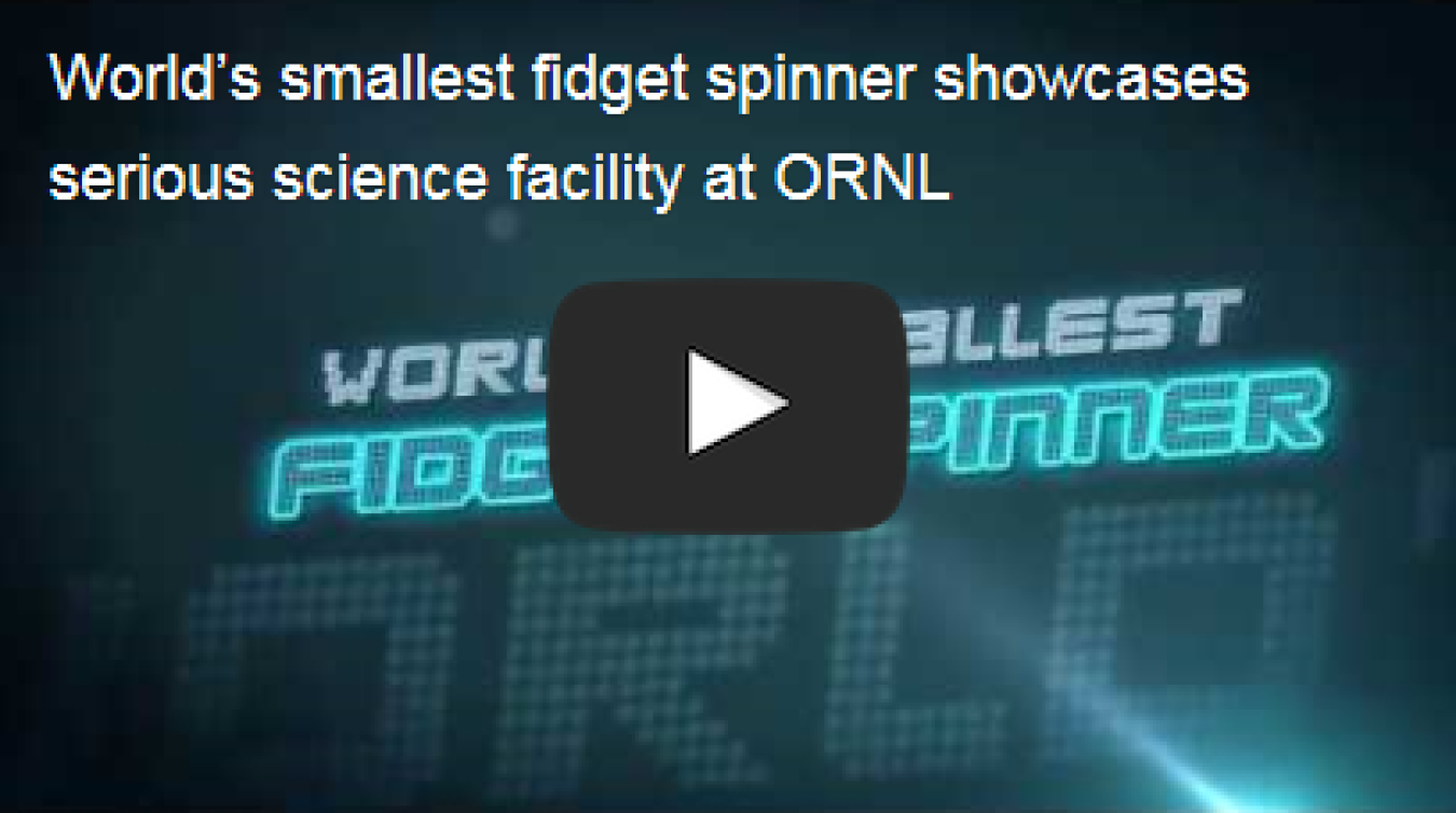 Oak Ridge National Laboratory Creates Fidget Spinner the Width of a Human Hair