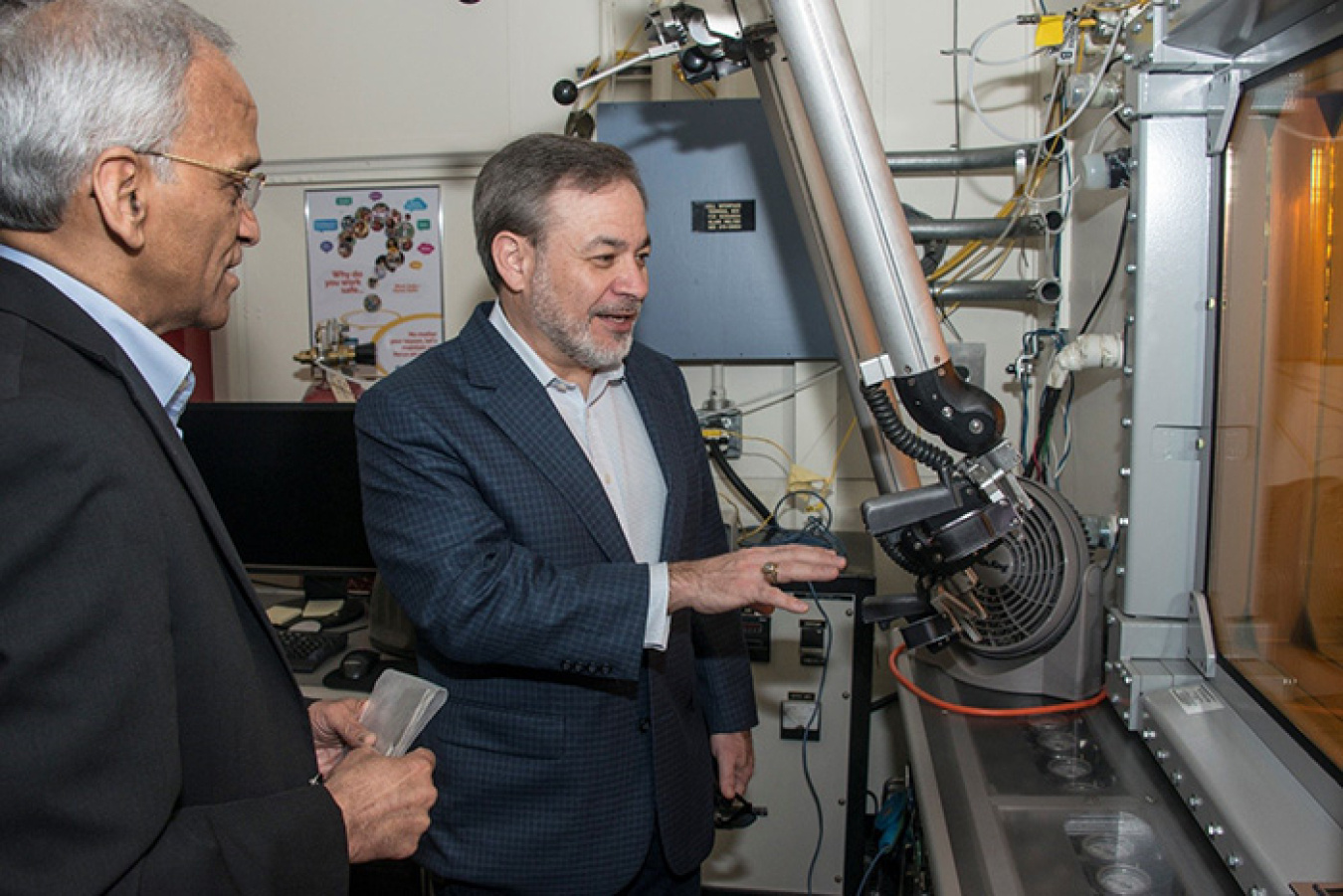 Deputy Secretary Dan Brouillette visits Savannah River National Laboratory's shielded cells, where employees conduct research with highly radioactive materials. In addition to supporting the site's liquid waste mission and research and development for spe