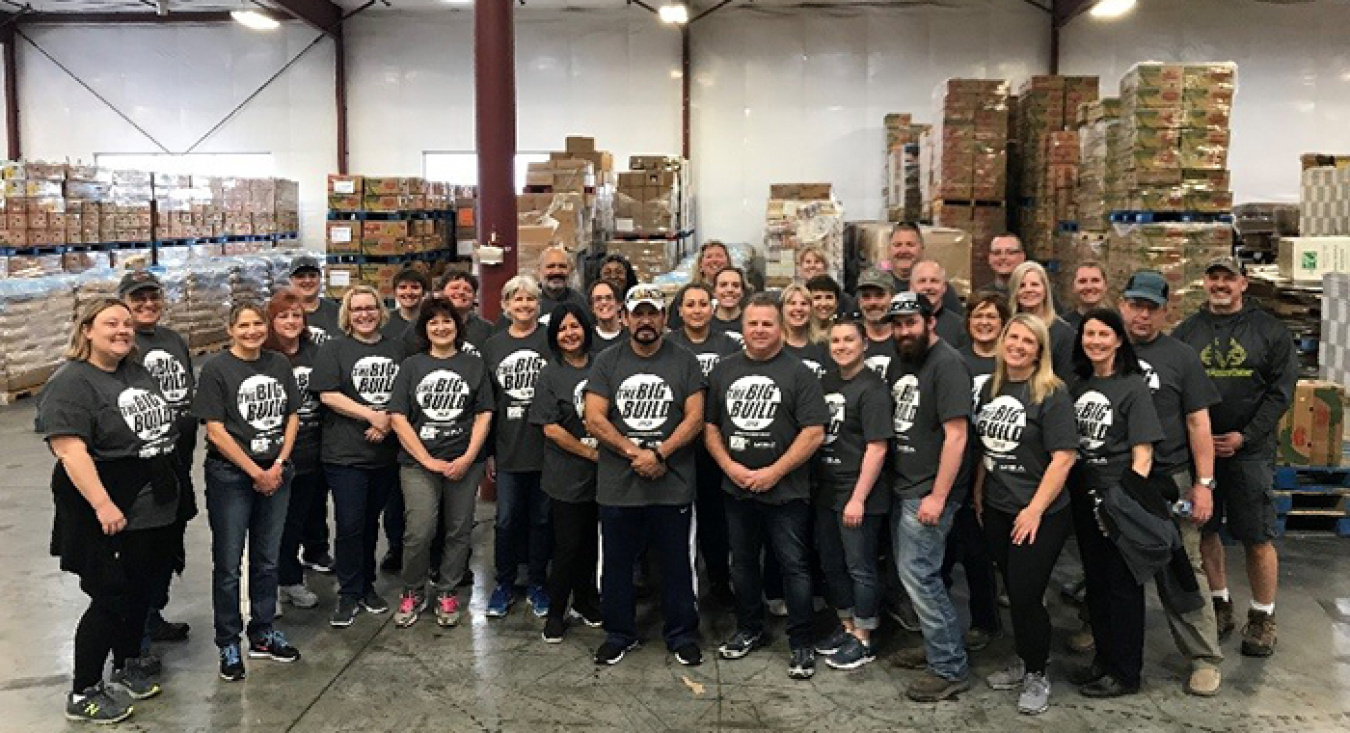 Mission Support Alliance organizes at least four volunteer events at Second Harvest each year because employees feel so strongly about the organization and enjoy seeing the tangible results of their efforts.