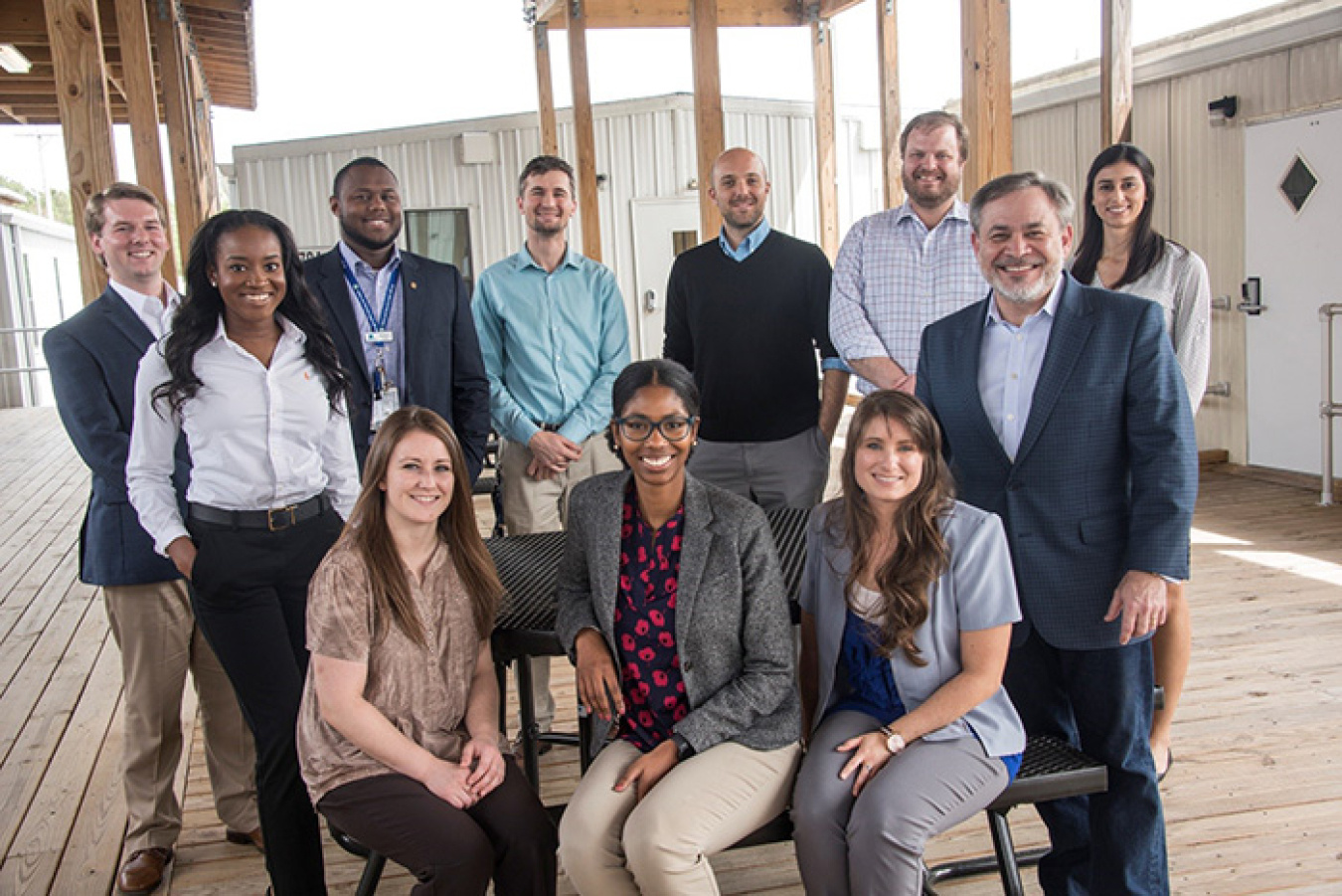 Deputy Energy Secretary Dan Brouillette gathers with early career professionals employed at the site.