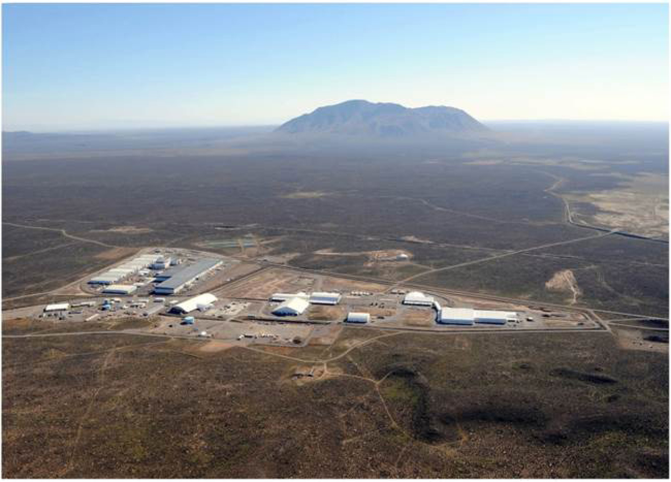 The Subsurface Disposal Area before cap construction. 