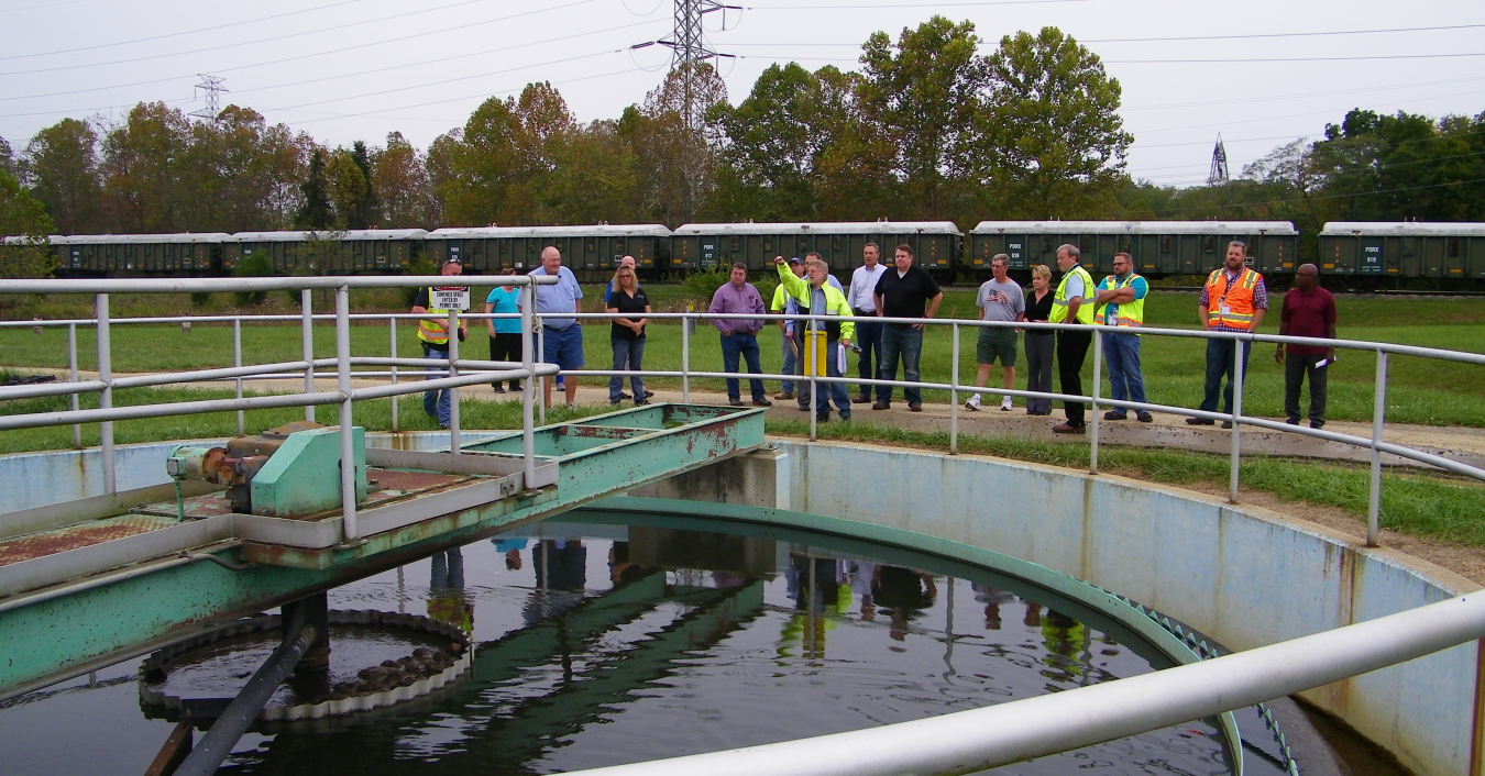 SSAB members tour sewage treatment facility