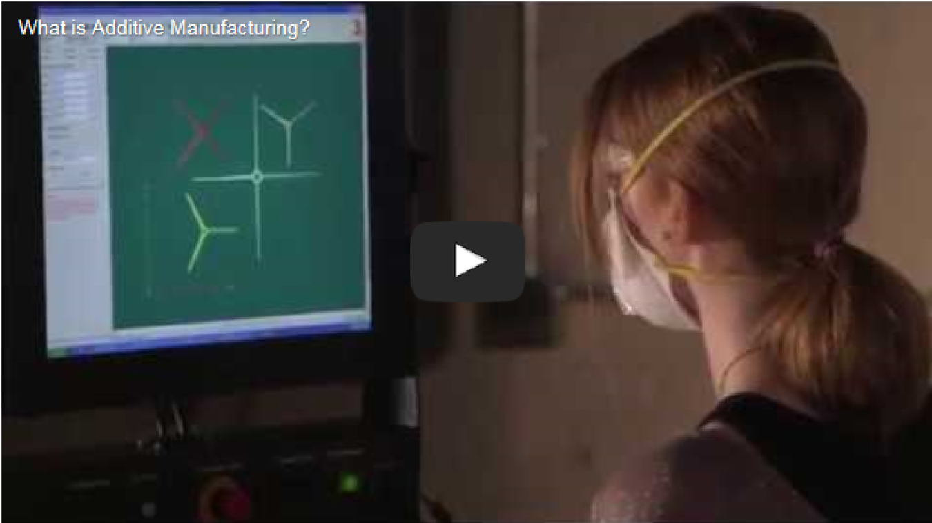 Educational video over additive manufacturing - a process commonly referred to as 3D printing