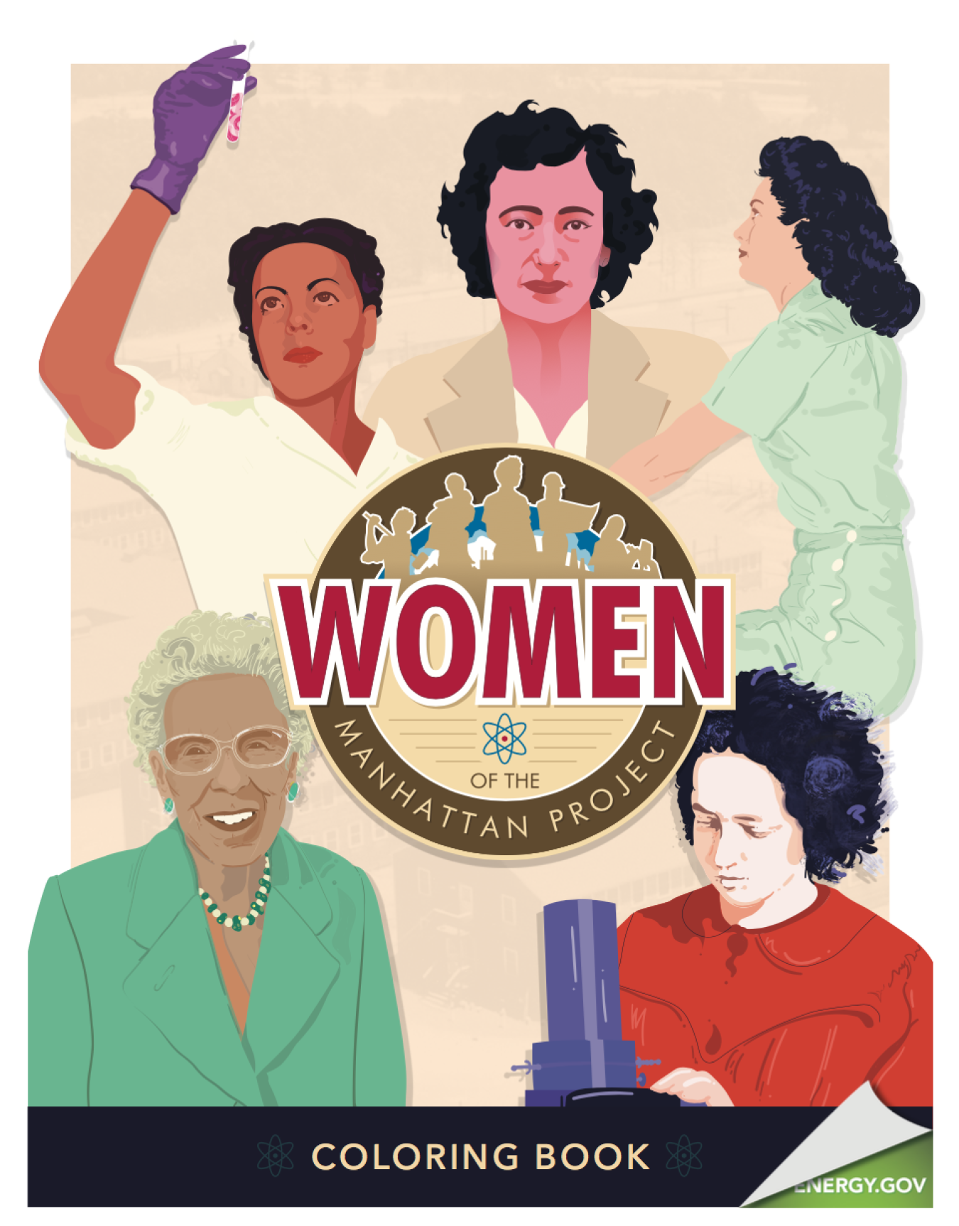 Women of the Manhattan Project coloring book