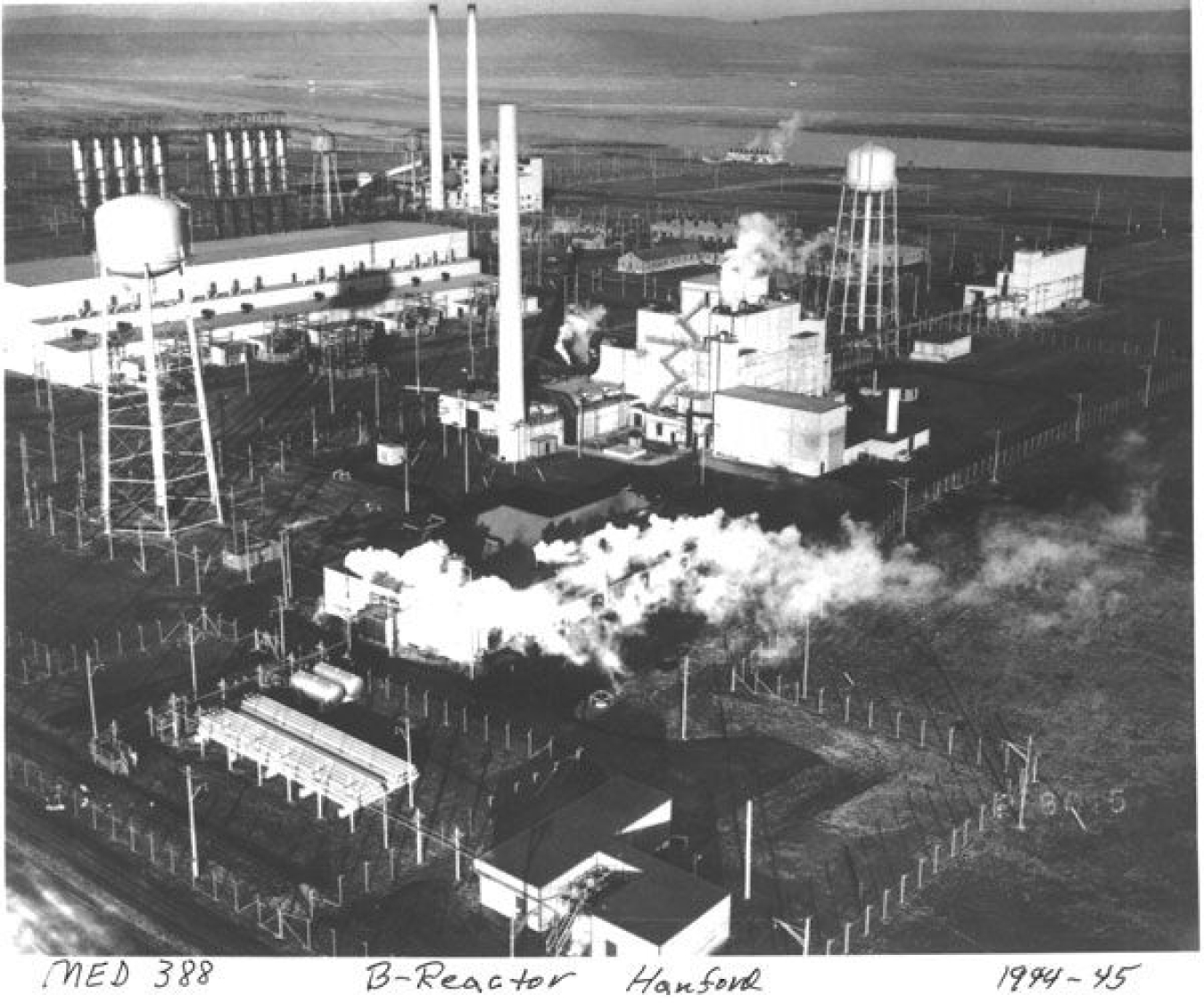 The B Reactor at Hanford was the world’s first large-scale nuclear reactor. It produced plutonium for the device tested at the Trinity site in New Mexico on July 16, 1945, and for the bomb that was dropped on Nagasaki, Japan, on August 9, 1945. The B Reac