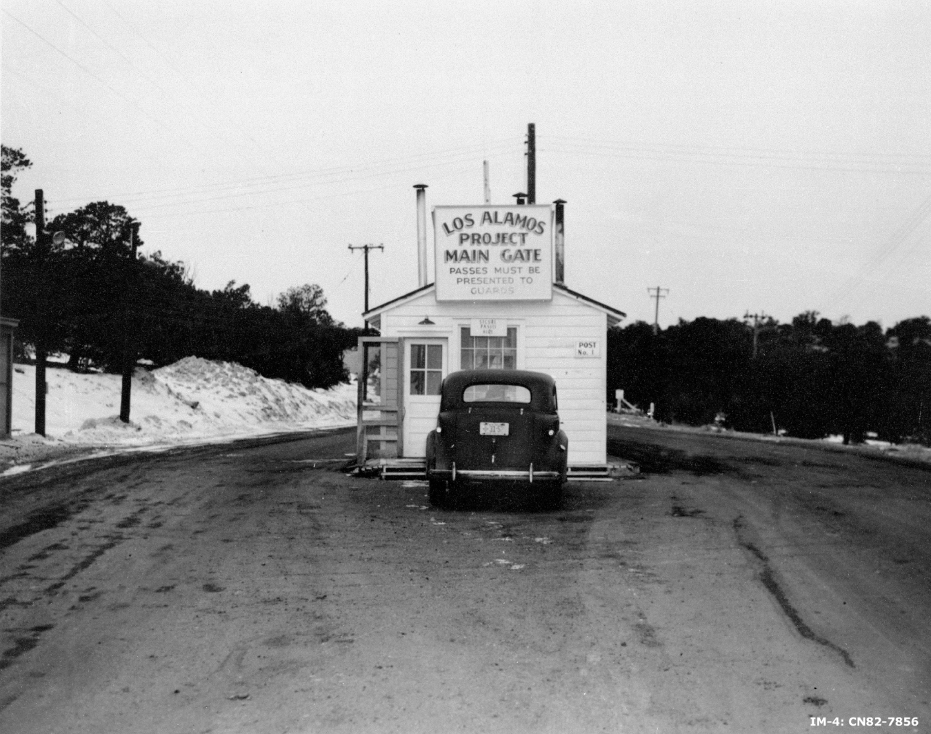 Anyone approaching Los Alamos during the war had to pass through at least two checkpoints.