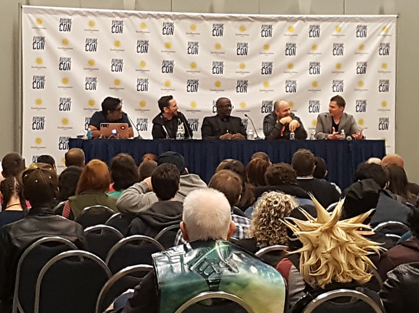 Panelists at Washington DC Awesome Con 2018