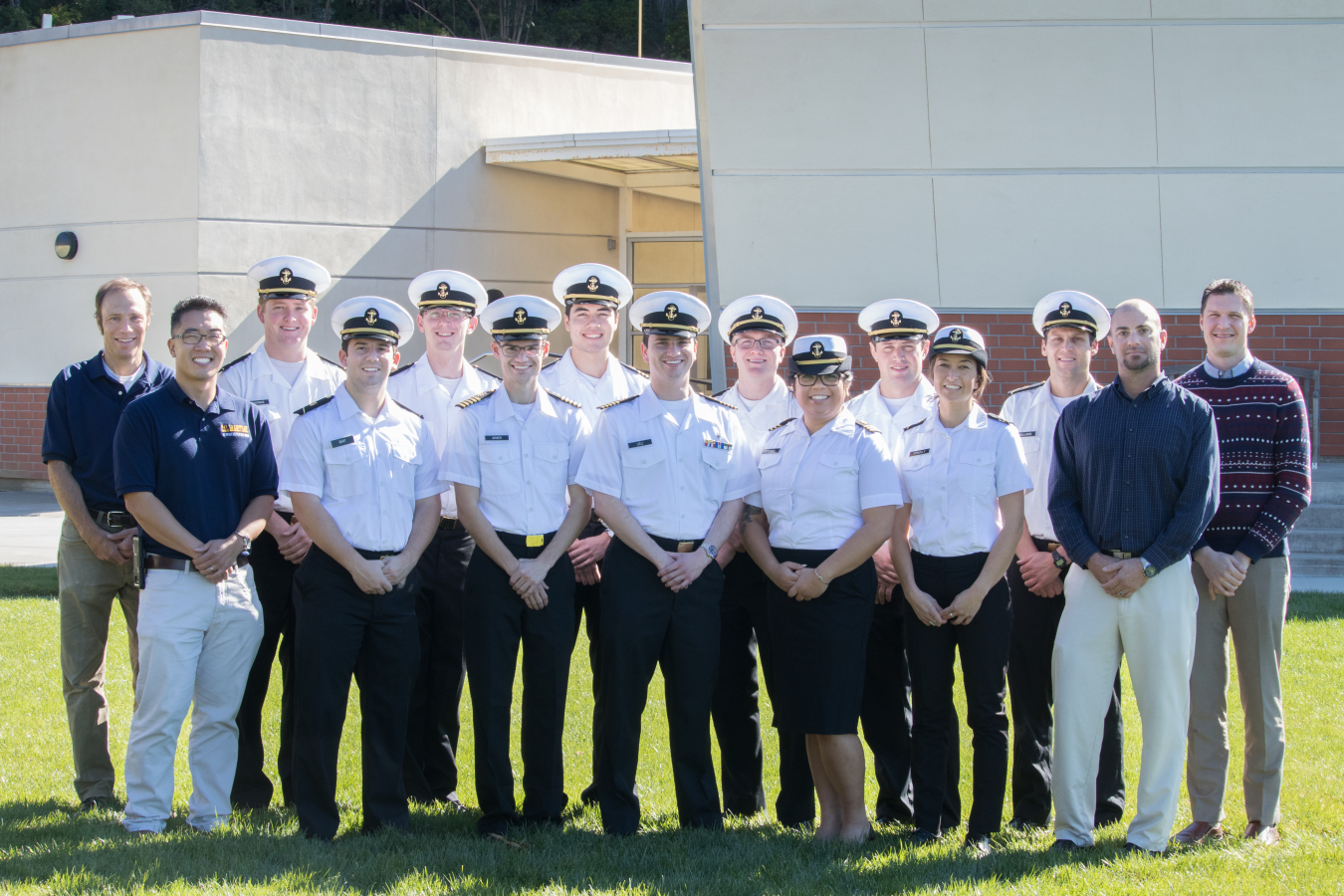 The California State University Maritime Academy team photo