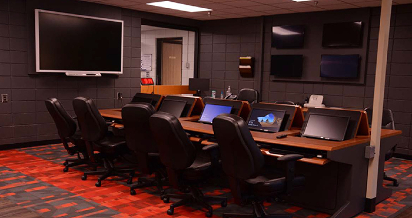 The upgraded Emergency Operations Center is located in the X-1020 Building at the former Portsmouth Gaseous Diffusion Plant site.