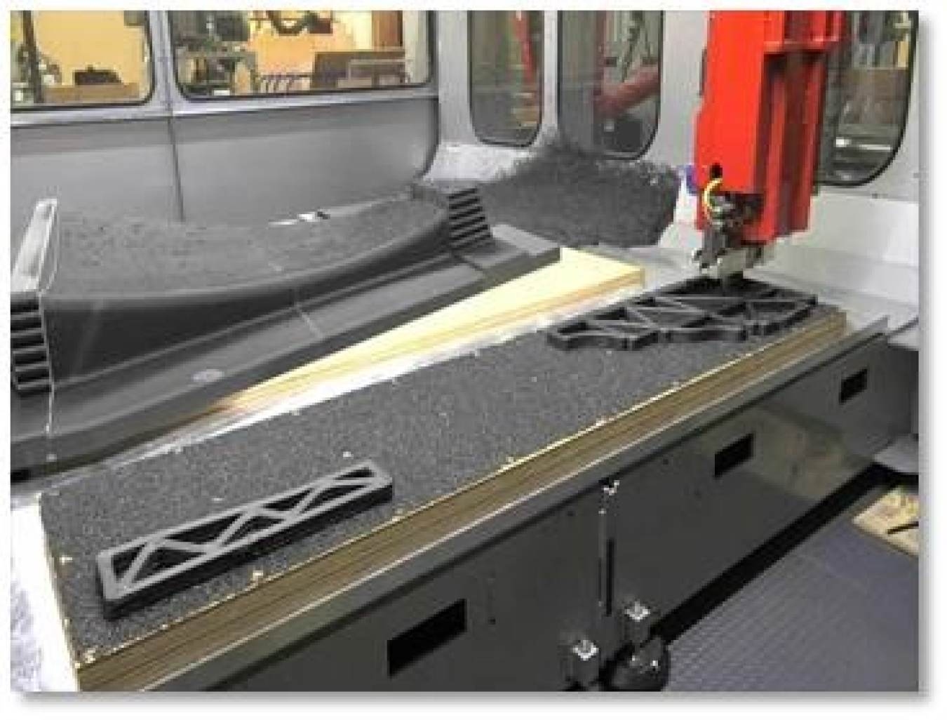 Photo of 3D printing to aid mold designs for pre-cast concrete.