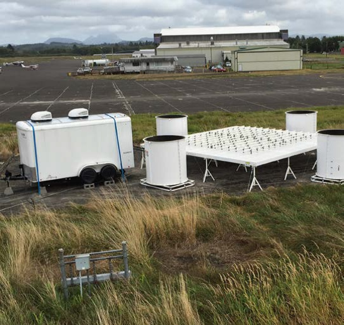 Photo of a wind profiler.