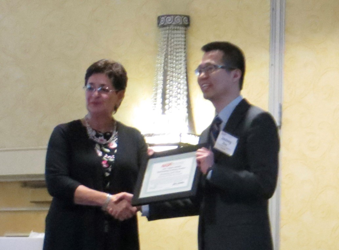 Alison Silverstein (NASPI Project Manager) and Jiecheng (Jeff) Zhao (UT Knoxville)