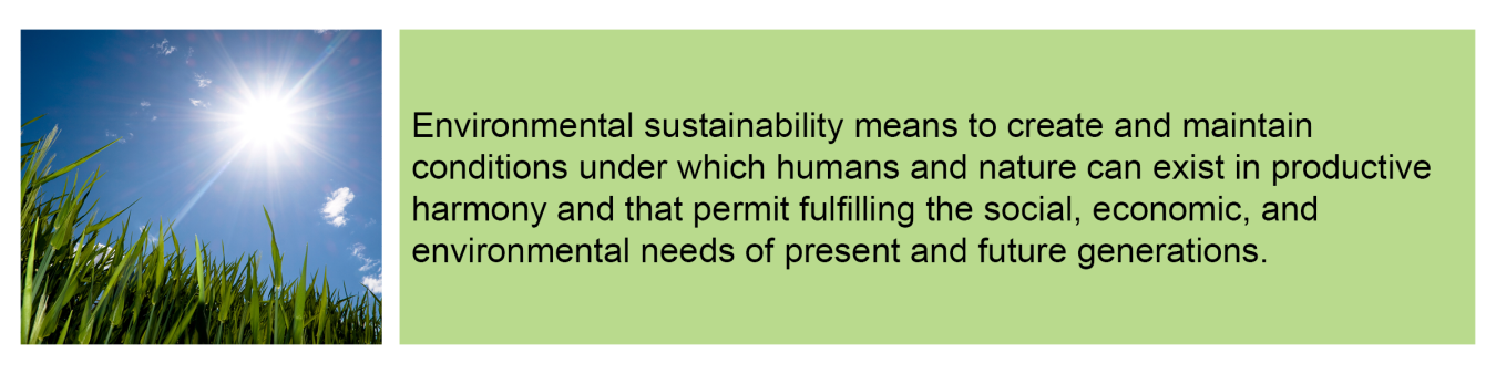 Environmental Sustainability