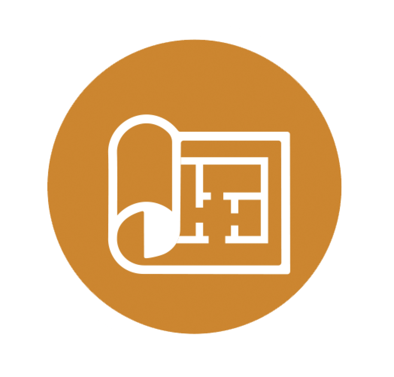 Icon of building plans.