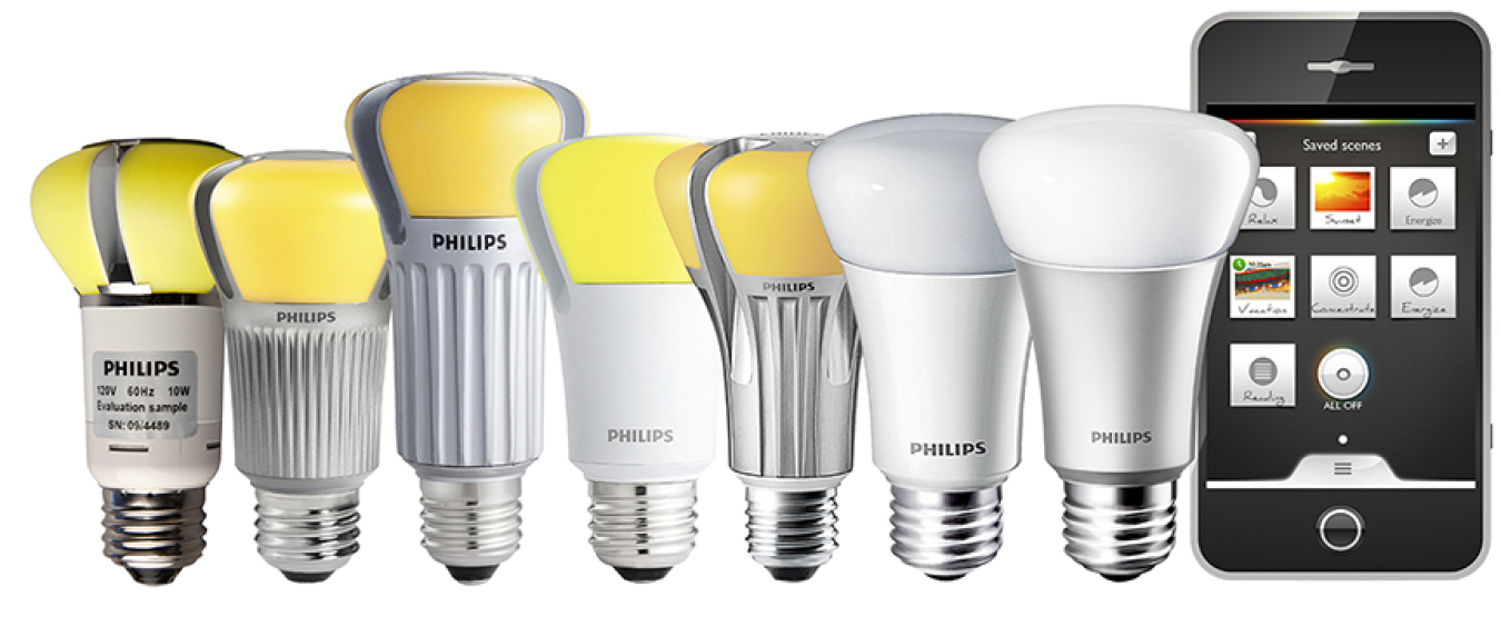 Image of all bulbs lined up