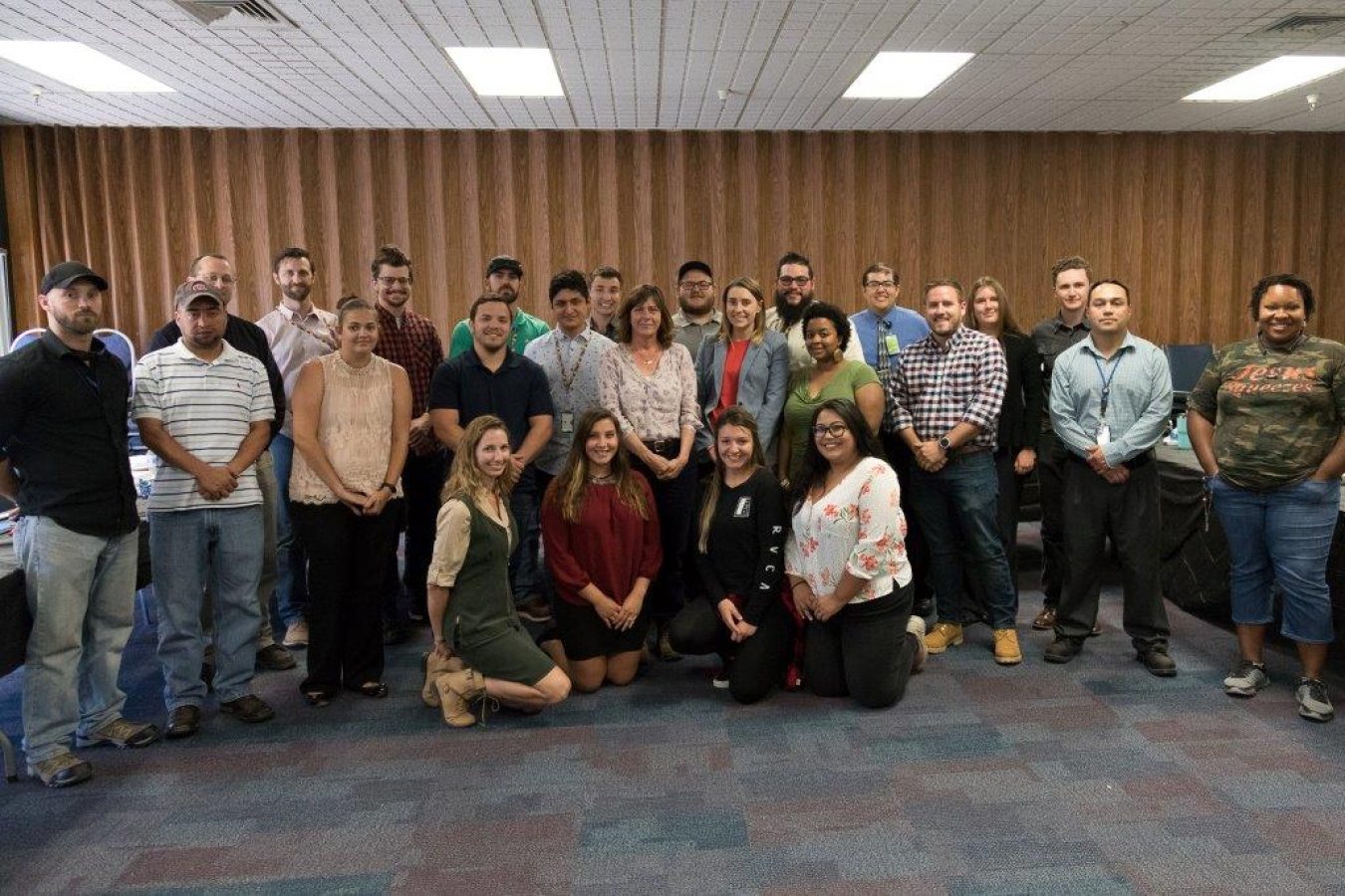 Carlsbad Field Office young professionals join EM Assistant Secretary Anne White, center, for lunch during her visit to the field office.
